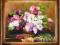 Obraz obrazy olejne kwiaty Bzy / wazon z kwiatami