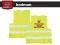 100szt KAMIZELKA KAMIZELKI ODBLASKOWE Z NADRUKIEM