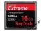 Sandisk CF Extreme 16GB - Nowa+ Czytnik kart- BOX