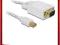 KABEL DISPLAYPORT MINI(M)-&gt;VGA (M) 1M DELOCK Sk