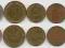 Pfennig 50, 10, 5, 2, 1 zestaw