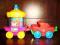 2 wagoniki Fisher Price Little People cyrk pociąg