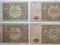 24.LOT 4 SZTUK  BANKNOTÓW - 500 ZŁOTYCH - 1946