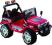 JEEP RAPTOR DRIFTER 2x SILNIK 12V CZERWONY