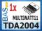 TDA2004 wzmacniacz mocy 2x10W