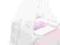TRAUMELAND baldachim biało różowy 160x300