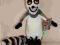 Duży Król Julian Lemur Maskotka Madagaskar 60 cm !