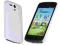 White Rubber case Huawei Ascend G300 U8815 + folia