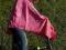 PELERYNA rowerowa, poncho peleryna na rower różowa