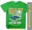 ~EKSTRA~3082 T-shirt *SPACE CAR* 6-110/116green :)