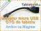 Przejściówka OTG micro USB tablet Archos 94 Magnus