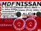 Głośniki dystanse MDF Nissan Micra Primera P12