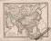 AZJA Mapa miedzioryt z 1867 roku oryginał