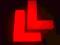 Litera litery 3D świecące jak neon LED 20cm fVAT