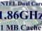 INTEL DUAL CORE T2390 1.86GHz FSB 533MHz 1MB CACHE