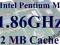 INTEL PENTIUM M 750 1.86GHz FSB533 2MB cache GW