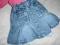 NEXT jeansowa spódniczka z kieszonkami 86