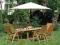 Parasol Ogrodowy Drewniany 3,8M