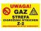 Znak Uwaga gaz strefa zagrożenia wybuchem Z-34G-P