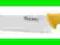 Nóż kucharski żółty HACCP 240 mm 24 cm