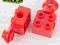 LEGO Technic klocek 2x2 czerwony - 48170