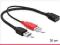 Delock Kabel USB 3.0 AMx2-&gt;AF 30cm