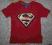 GEORGE czerwony T-shirt SUPERMAN 116