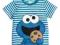 H&amp;M T-SHIRT COOKIE MONSTER NOWY 86