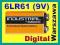 Bateria 9V INDUSTRIAL 6LR61 PROCELL DURACELL2020r