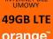 INTERNET ORANGE FREE NA KARTĘ 49GB 1 ROK LTE FV23%