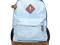 SUPER PLECAK VINTAGE DO SZKOŁY BŁĘKITNY NIEBIESKI