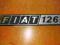 Emblemat aluminiowy FIAT 126