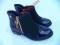 *BOTKI SZTYBLETY SASZKI LAKIER DZIEW ROZ 32 NIEBIE