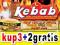 KEBAB HAMBURGERY HOT DOG FRYTKI REKLAMA 2x1m