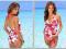 Tankini ciążowe *Red Floral Print* r.44(XXL)