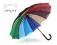 IMPLIVA Parasol dwuwarstwowy z tęczą parasole