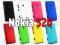 Nokia Lumia 520 | Etui Rubber futerał +2x FOLIA