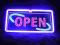 Reklama Neon OPEN 3D prezenter szyld Bar Otwarte