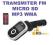 OG17D CAR FM TRANSMITER USB microSD MP3 WMA +PILOT