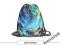 PLECAK WOREK GREEN GALAXY FULL PRINT 3D VINTAGE