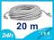 KABEL SIECIOWY LAN ETHERNET RJ45 CAT5E 20M