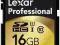 Lexar SDHC 90mb/s - 16GB - Professional 600x