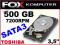 Dysk Twardy HDD TOSHIBA 500GB 7200RPM SATA3 3.5''