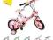 Rowerek dziecięcy PRINCES 12 różowy + kółka boczne