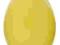 Porcelanowe jajko żółte wysokość 9 cm - 1 szt