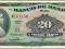 Meksyk - 20 pesos 1965 P54L * UNC * rzadkie !