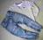 Jeansy skinny + sweterek St. Bernard r. 110 cm
