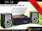 Wieża HiFi DS28  USB Mp3 CD Vinyl FM
