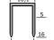 Zszywki haubold szer 10,25 dług 16,0 mm 10 tys szt