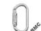 Karabinek Oval stalowy Twist Lock A425, CT